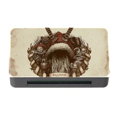 Christmas Dark Demon Evil Horror Krampus Memory Card Reader With Cf by Bakwanart