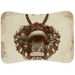 Christmas Dark Demon Evil Horror Krampus Velour Seat Head Rest Cushion