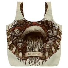 Christmas Dark Demon Evil Horror Krampus Full Print Recycle Bag (xxxl)