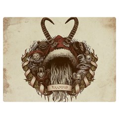 Christmas Dark Demon Evil Horror Krampus Premium Plush Fleece Blanket (extra Small)