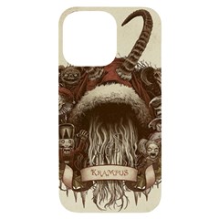 Christmas Dark Demon Evil Horror Krampus Iphone 14 Pro Max Black Uv Print Case