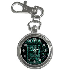 Tardis Doctor Who Technology Number Communication Key Chain Watches