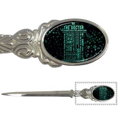 Tardis Doctor Who Technology Number Communication Letter Opener by Bakwanart