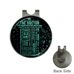 Tardis Doctor Who Technology Number Communication Hat Clips With Golf Markers