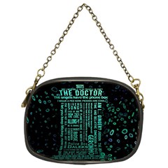 Tardis Doctor Who Technology Number Communication Chain Purse (one Side)