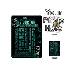 Tardis Doctor Who Technology Number Communication Playing Cards 54 Designs (mini)