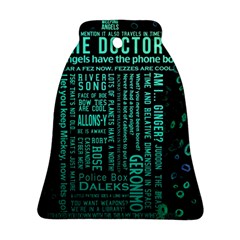 Tardis Doctor Who Technology Number Communication Ornament (bell)