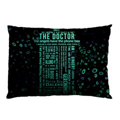 Tardis Doctor Who Technology Number Communication Pillow Case (two Sides)