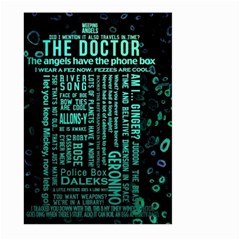 Tardis Doctor Who Technology Number Communication Large Garden Flag (two Sides)