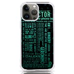 Tardis Doctor Who Technology Number Communication iPhone 13 Pro Max TPU UV Print Case Front