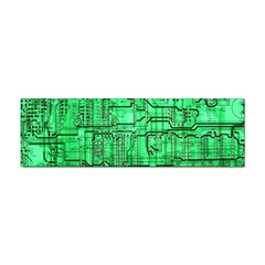 Green Circuit Board Computer Sticker (bumper) by Bakwanart