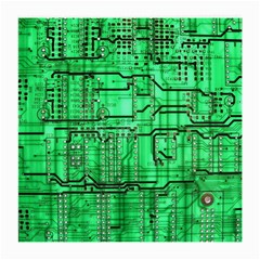 Green Circuit Board Computer Medium Glasses Cloth