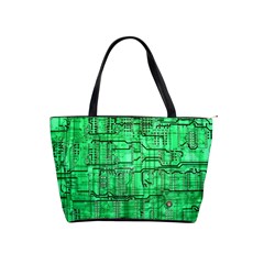 Green Circuit Board Computer Classic Shoulder Handbag