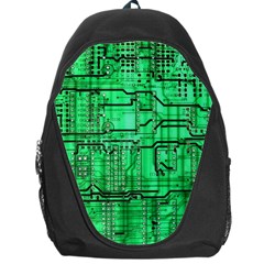 Green Circuit Board Computer Backpack Bag