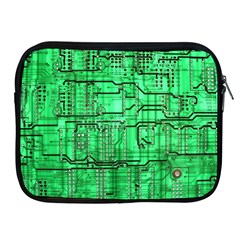 Green Circuit Board Computer Apple Ipad 2/3/4 Zipper Cases