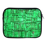 Green Circuit Board Computer Apple iPad 2/3/4 Zipper Cases Front