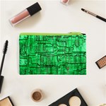 Green Circuit Board Computer Cosmetic Bag (XS) Back