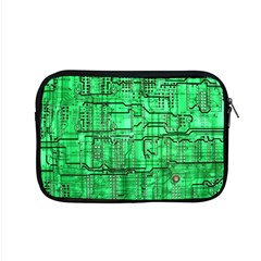 Green Circuit Board Computer Apple Macbook Pro 15  Zipper Case by Bakwanart