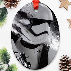 Stormtrooper Oval Ornament (two Sides)