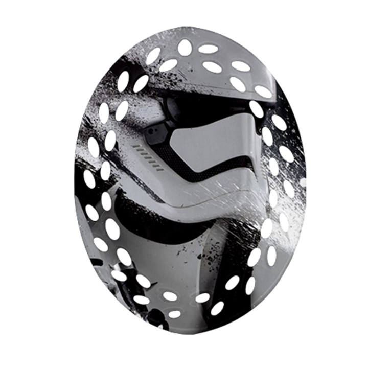 Stormtrooper Oval Filigree Ornament (Two Sides)