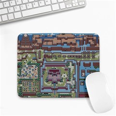 Arcade Game Retro Pattern Small Mousepad by Bakwanart