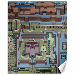 Arcade Game Retro Pattern Canvas 16  X 20  by Bakwanart