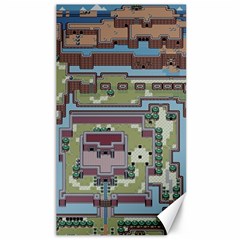 Arcade Game Retro Pattern Canvas 40  X 72  by Bakwanart