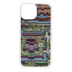 Arcade Game Retro Pattern Iphone 13 Mini Tpu Uv Print Case by Bakwanart