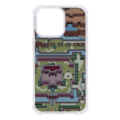 Arcade Game Retro Pattern Iphone 13 Pro Tpu Uv Print Case by Bakwanart