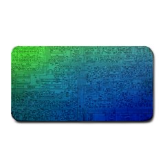 Blue And Green Circuit Board Wallpaper Circuit Board Sketch Medium Bar Mat by Bakwanart