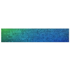 Blue And Green Circuit Board Wallpaper Circuit Board Sketch Small Premium Plush Fleece Scarf