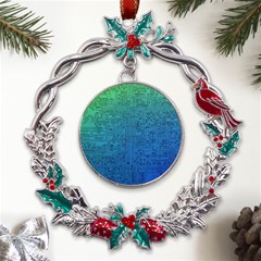 Blue And Green Circuit Board Wallpaper Circuit Board Sketch Metal X mas Wreath Holly Leaf Ornament