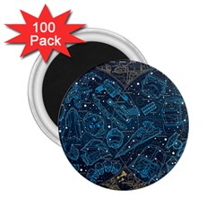 Position Of The Constellations Illustration Star Blue 2 25  Magnets (100 Pack)  by Bakwanart