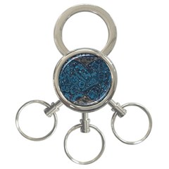 Position Of The Constellations Illustration Star Blue 3-ring Key Chain by Bakwanart