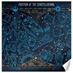 Position Of The Constellations Illustration Star Blue Canvas 12  X 12  by Bakwanart