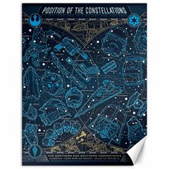 Position Of The Constellations Illustration Star Blue Canvas 12  X 16  by Bakwanart