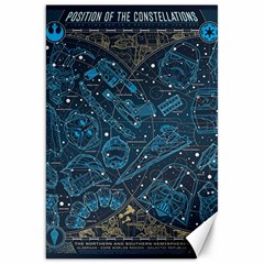 Position Of The Constellations Illustration Star Blue Canvas 20  X 30  by Bakwanart