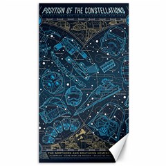 Position Of The Constellations Illustration Star Blue Canvas 40  X 72  by Bakwanart