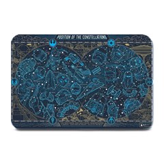 Position Of The Constellations Illustration Star Blue Plate Mats by Bakwanart