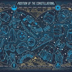 Position Of The Constellations Illustration Star Blue Play Mat (rectangle) by Bakwanart