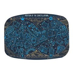 Position Of The Constellations Illustration Star Blue Mini Square Pill Box by Bakwanart