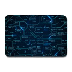 Technology Computer Circuit Boards Electricity Cpu Binary Plate Mats by Bakwanart