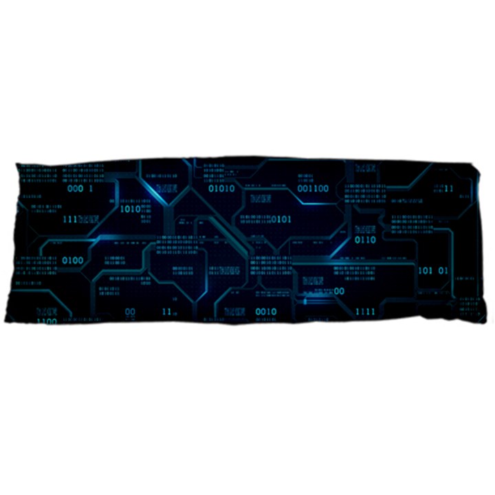 Technology Computer Circuit Boards Electricity Cpu Binary Body Pillow Case (Dakimakura)