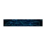 Technology Computer Circuit Boards Electricity Cpu Binary Premium Plush Fleece Scarf (Mini) Front