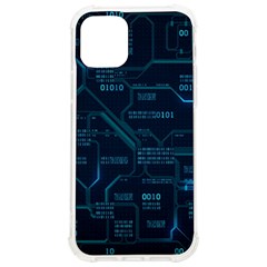 Technology Computer Circuit Boards Electricity Cpu Binary Iphone 12/12 Pro Tpu Uv Print Case by Bakwanart