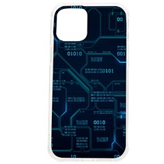 Technology Computer Circuit Boards Electricity Cpu Binary Iphone 12 Pro Max Tpu Uv Print Case by Bakwanart