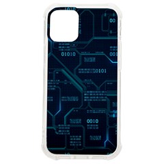 Technology Computer Circuit Boards Electricity Cpu Binary Iphone 12 Mini Tpu Uv Print Case	 by Bakwanart