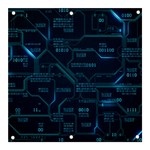 Technology Computer Circuit Boards Electricity Cpu Binary Banner and Sign 3  x 3  Front