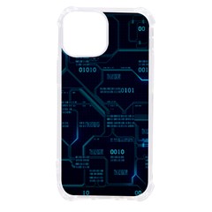 Technology Computer Circuit Boards Electricity Cpu Binary Iphone 13 Mini Tpu Uv Print Case by Bakwanart