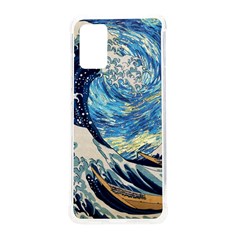 The Great Wave Of Kanagawa Painting Hokusai, Starry Night Vincent Van Gogh Samsung Galaxy S20plus 6 7 Inch Tpu Uv Case by Bakwanart